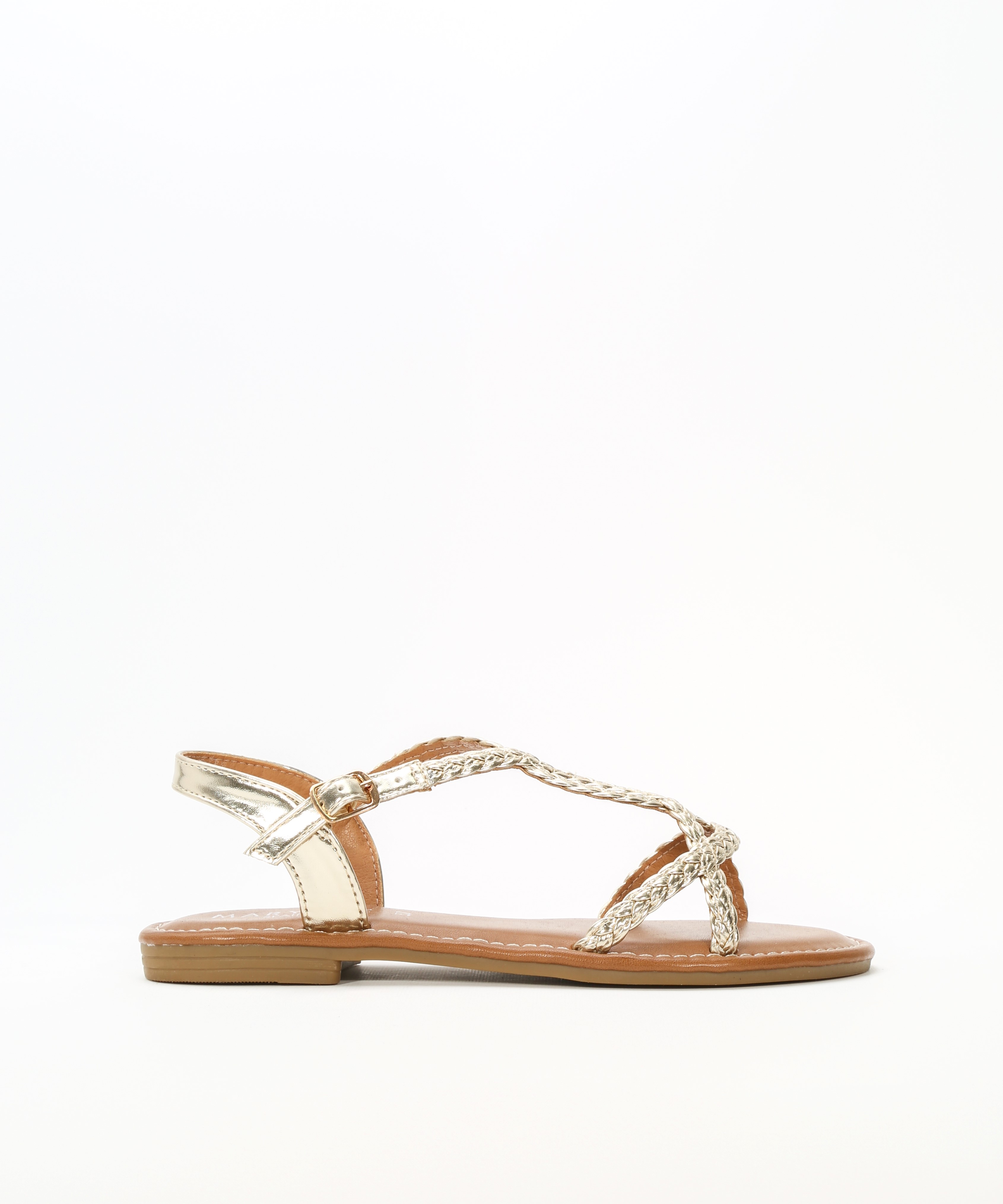 Sandalias planas trenzadas image number null